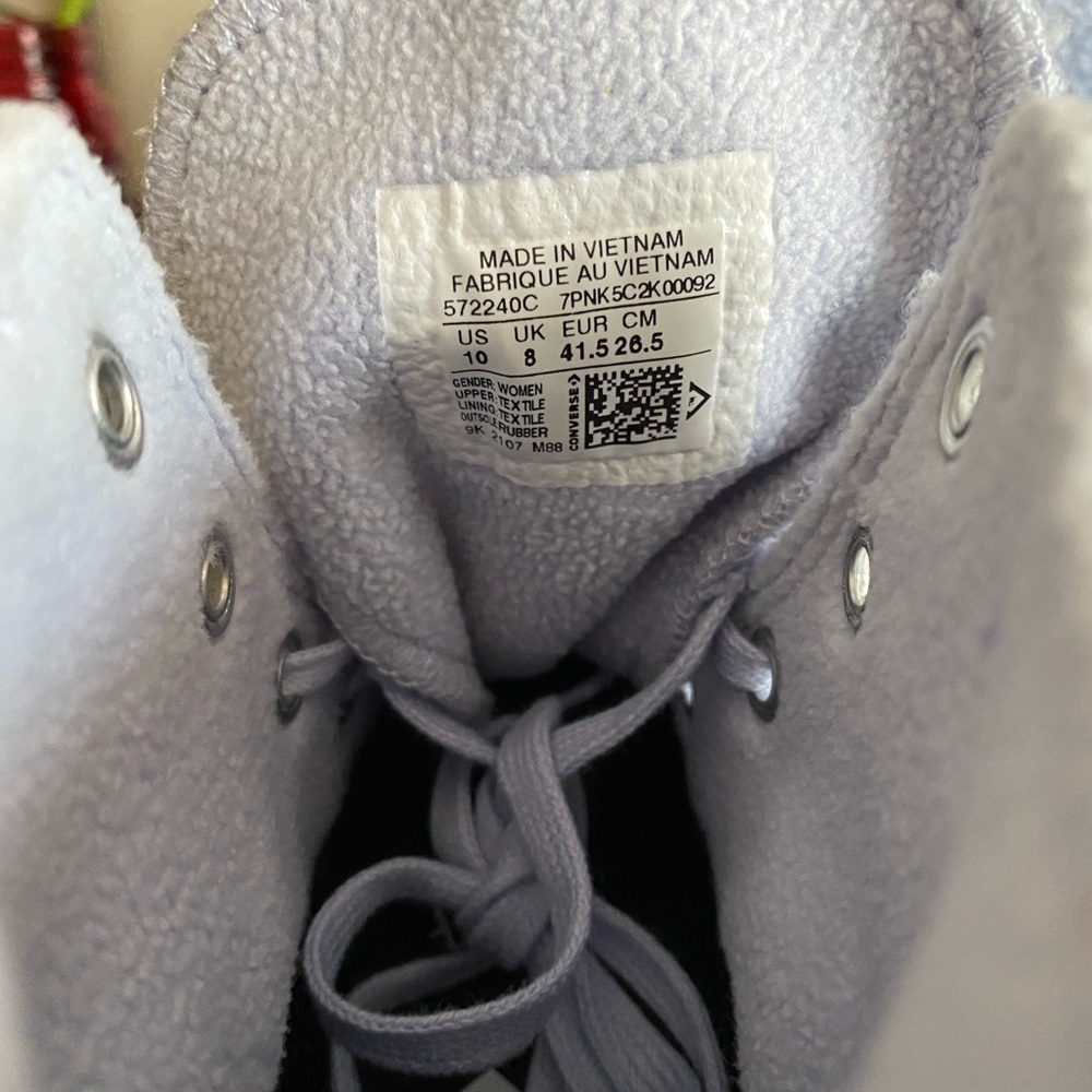 ❌SOLD❌Converse Chuck Taylor All Star Sherpa Platform - Picture 6 of 7